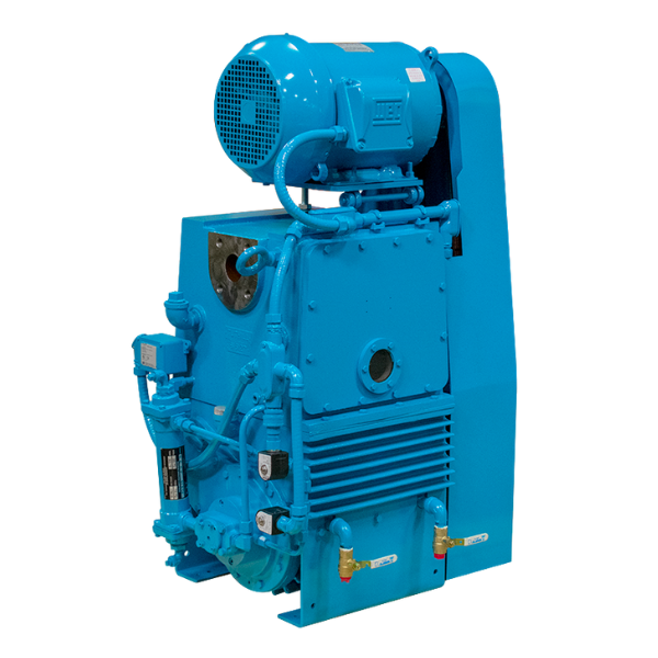 Single stage and two stage rotary piston pumps, with options of air-cooled or water-cooled designs. 